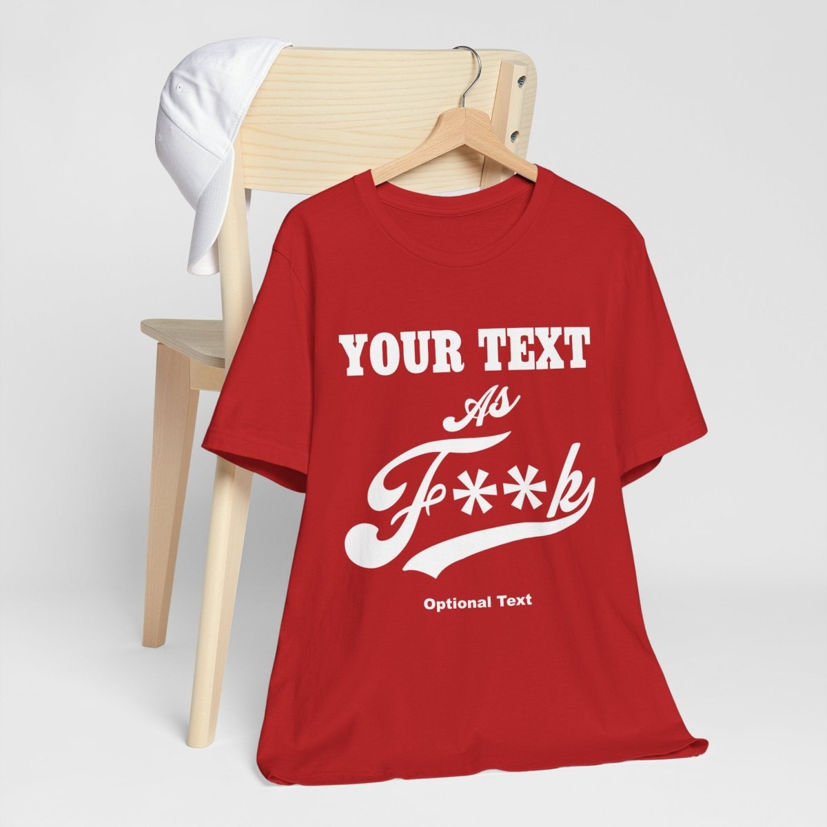 Personalized Anything AF Shirt | Personalized AF T-Shirt with Your Custom Text & Design in White Print | PG-13 Version Anything As F**k - Anything AF