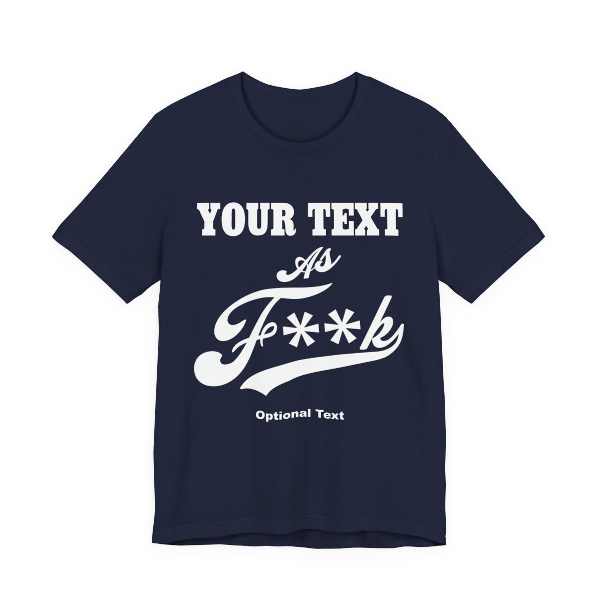Personalized Anything AF Shirt | Personalized AF T-Shirt with Your Custom Text & Design in White Print | PG-13 Version Anything As F**k - Anything AF