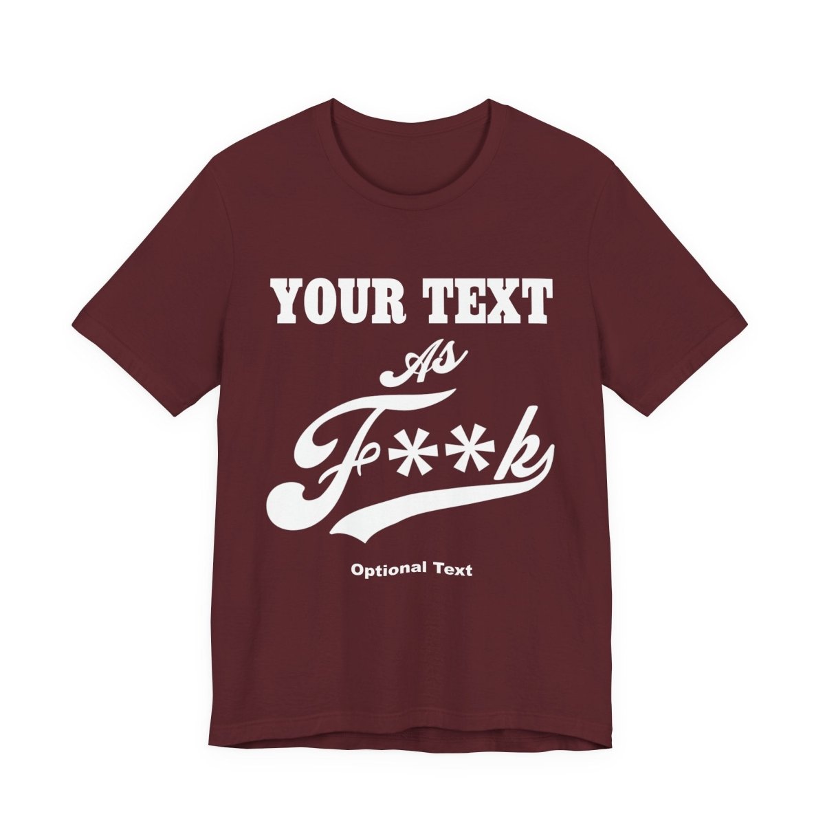 Personalized Anything AF Shirt | Personalized AF T-Shirt with Your Custom Text & Design in White Print | PG-13 Version Anything As F**k - Anything AF