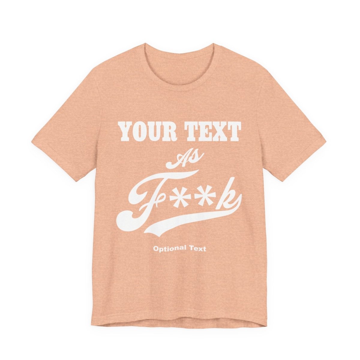 Personalized Anything AF Shirt | Personalized AF T-Shirt with Your Custom Text & Design in White Print | PG-13 Version Anything As F**k - Anything AF