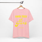 Personalized Anything As F**k Shirt | Personalized As Fuck PG-13 Version T-Shirt with Your Custom Text & Design in Yellow Print - Anything AF