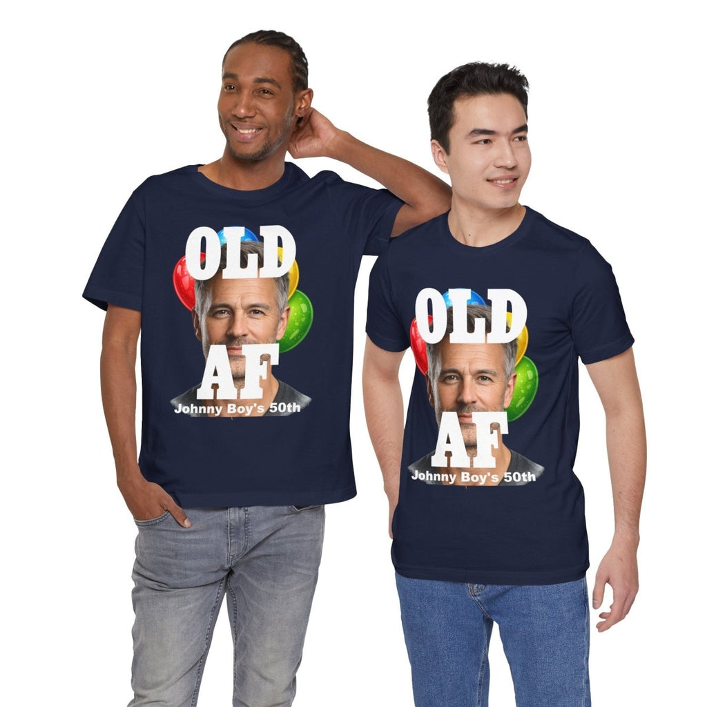 Personalized Birthday AF Shirt – Custom Name & Age Birthday T-Shirt (PG Version) | Funny Custom AF Birthday Tee - Anything AF