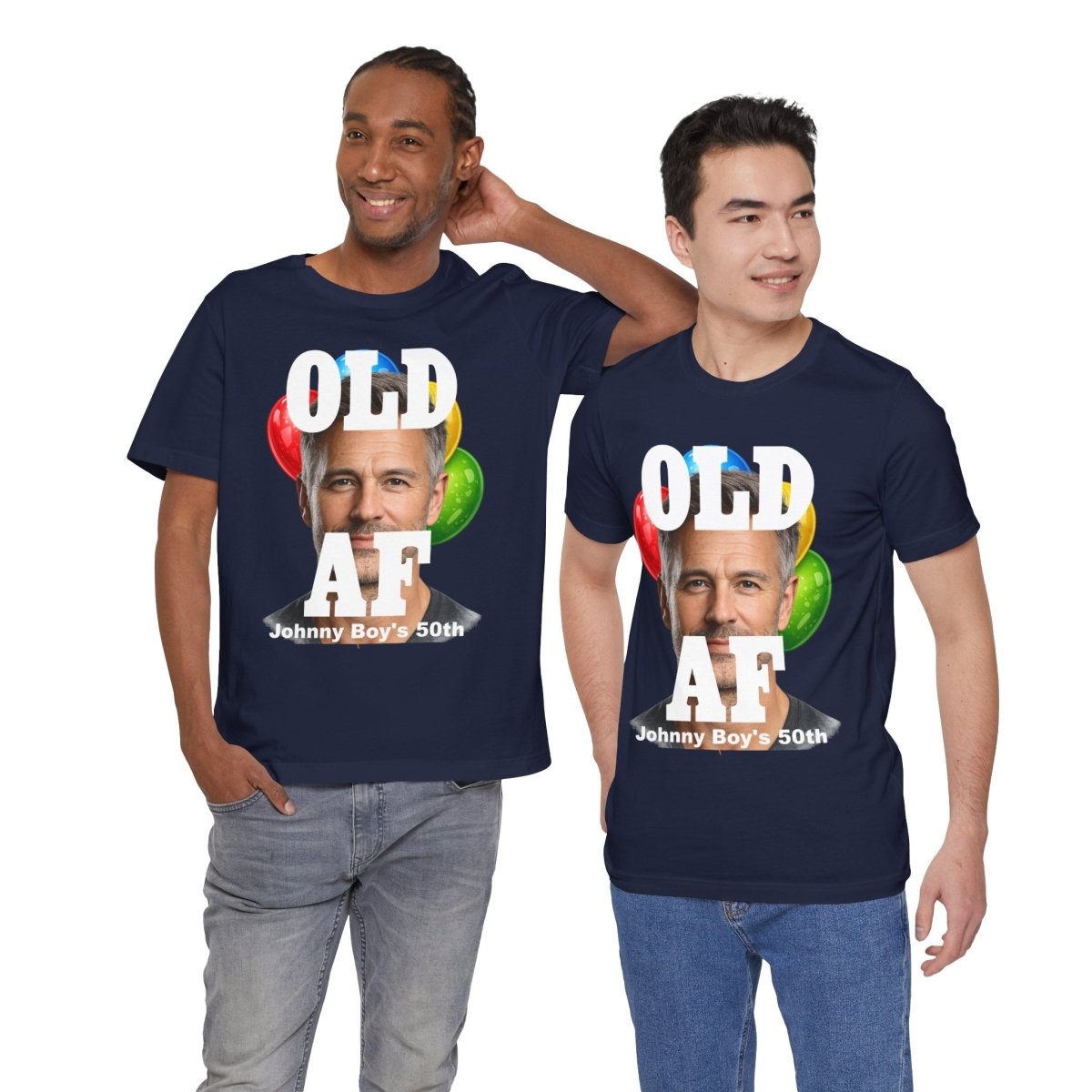 Personalized Birthday AF Shirt – Custom Name & Age Birthday T-Shirt (PG Version) | Funny Custom AF Birthday Tee - Anything AF