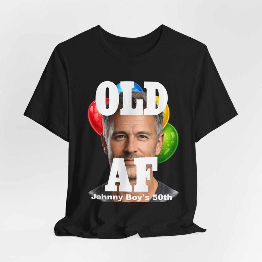 Personalized Birthday AF Shirt – Custom Name & Age Birthday T-Shirt (PG Version) | Funny Custom AF Birthday Tee - Anything AF