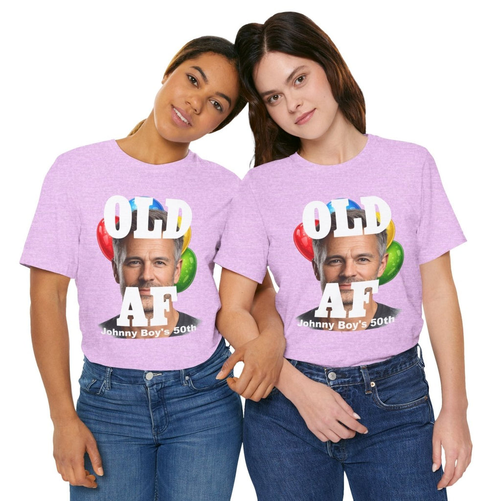 Personalized Birthday AF Shirt – Custom Name & Age Birthday T-Shirt (PG Version) | Funny Custom AF Birthday Tee - Anything AF