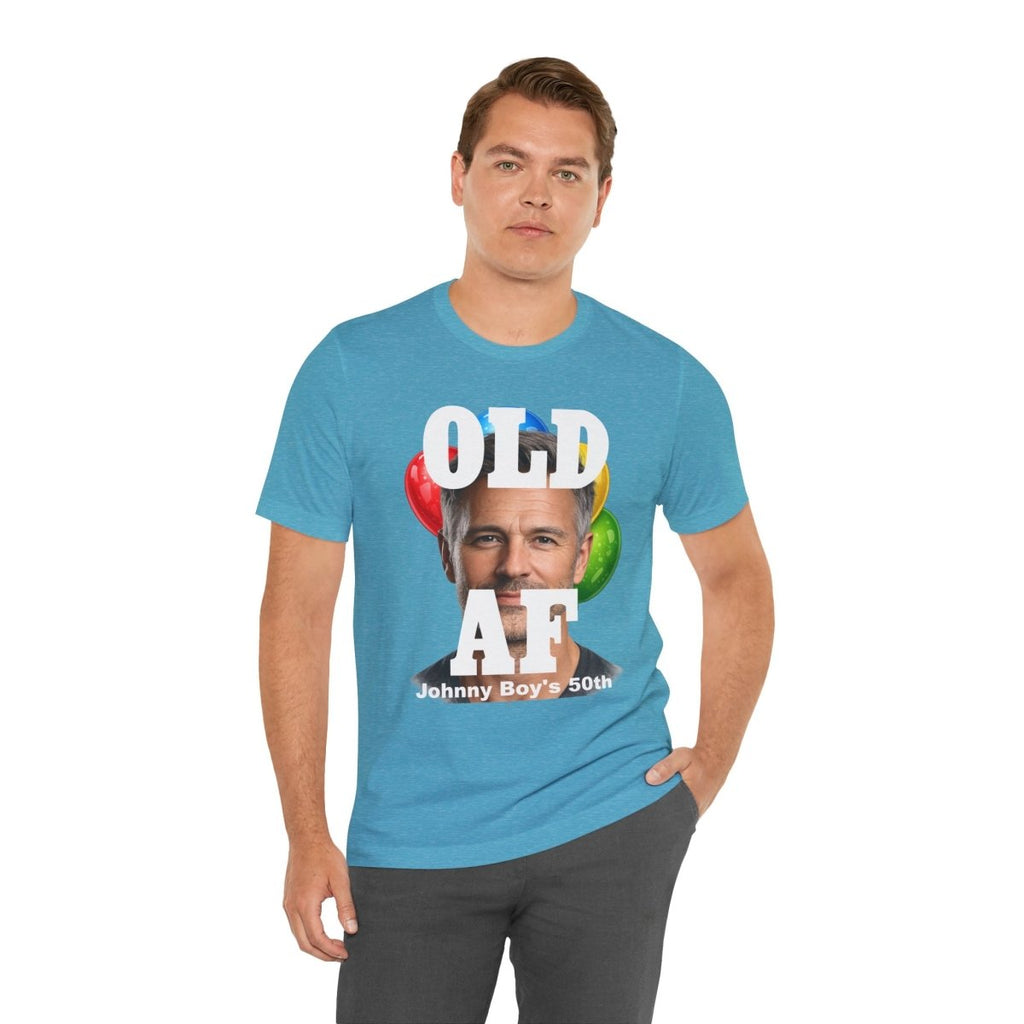 Personalized Birthday AF Shirt – Custom Name & Age Birthday T-Shirt (PG Version) | Funny Custom AF Birthday Tee - Anything AF