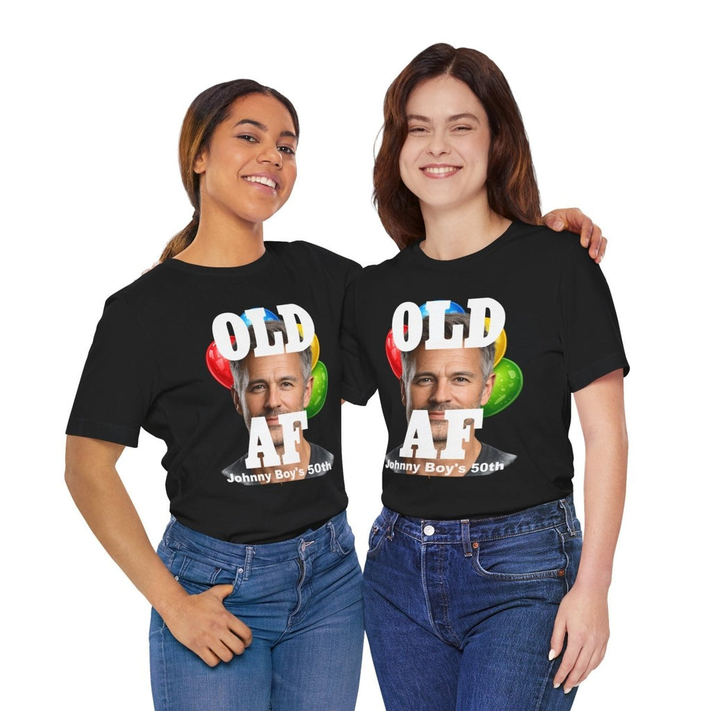 Personalized Birthday AF Shirt – Custom Name & Age Birthday T-Shirt (PG Version) | Funny Custom AF Birthday Tee - Anything AF