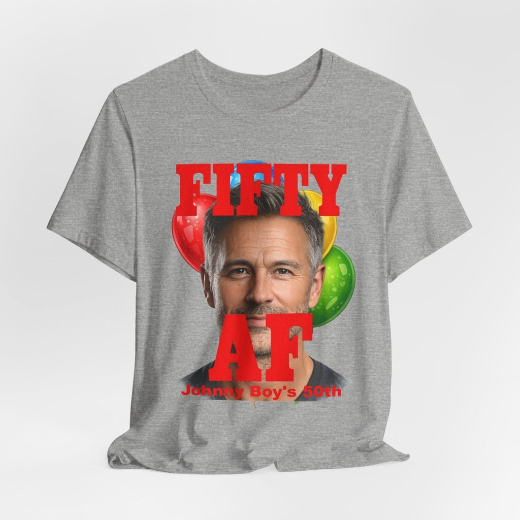 Personalized Birthday AF Shirt Light Colors – Custom Name & Age Birthday T-Shirt (PG Version) | Funny Custom AF Birthday Tee - Anything AF