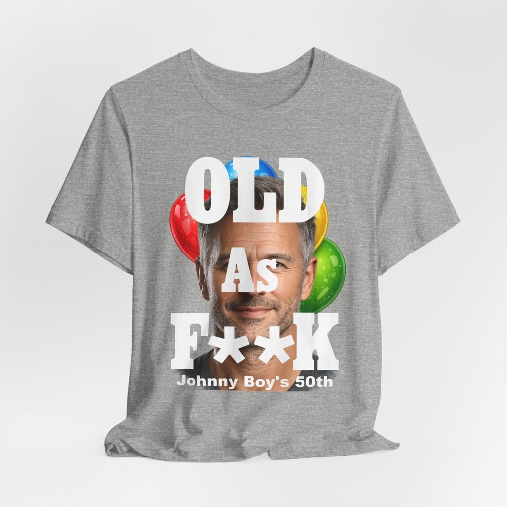 Personalized Birthday As F**k T=Shirt – Custom Name & Age Birthday T-Shirt (PG - 13 Version) | Funny Custom AF Birthday Tee - Anything AF