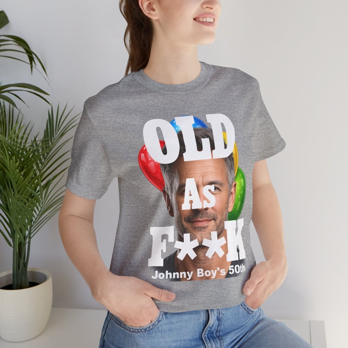 Personalized Birthday As F**k T=Shirt – Custom Name & Age Birthday T-Shirt (PG - 13 Version) | Funny Custom AF Birthday Tee - Anything AF