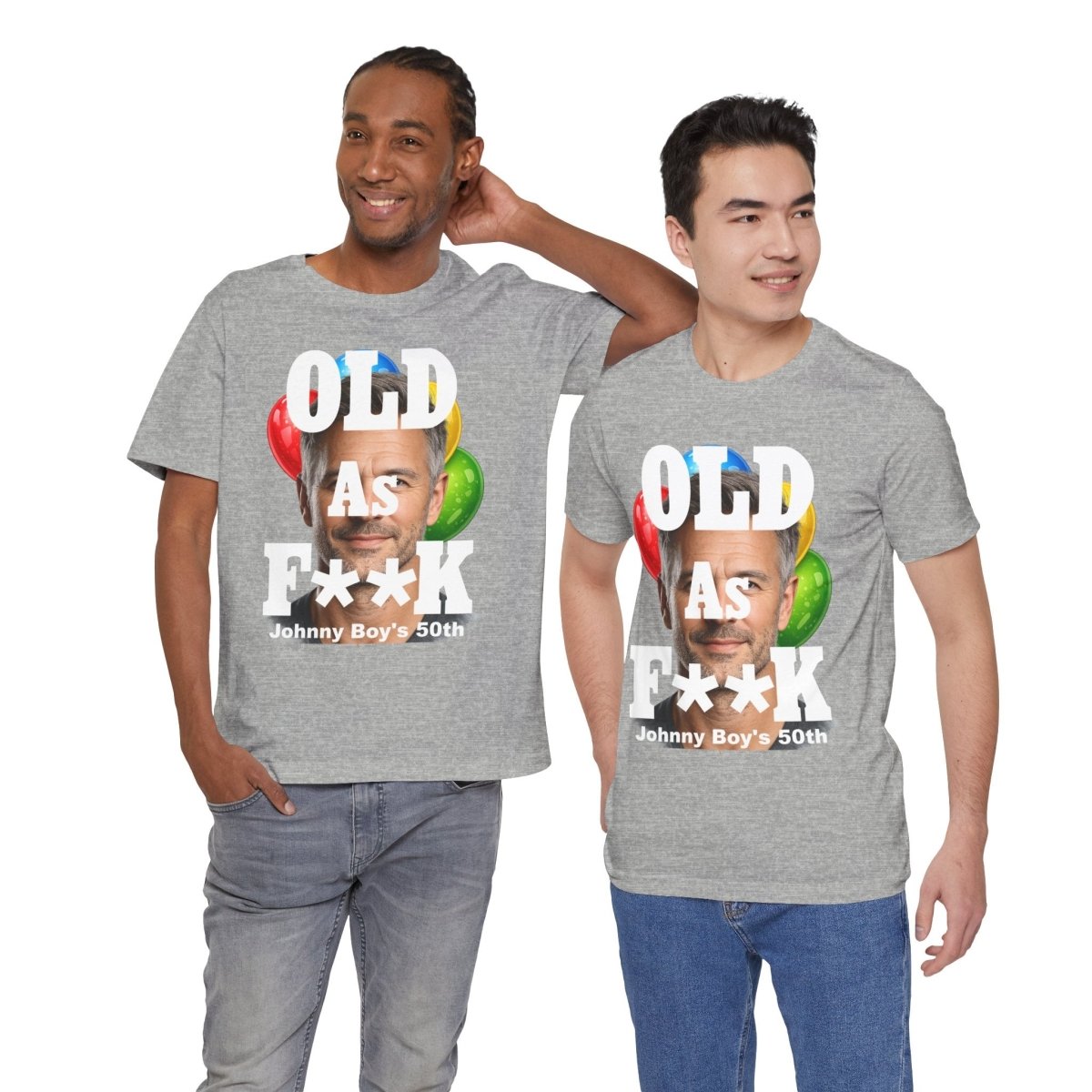 Personalized Birthday As F**k T=Shirt – Custom Name & Age Birthday T-Shirt (PG - 13 Version) | Funny Custom AF Birthday Tee - Anything AF