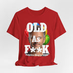 Personalized Birthday As F**k T=Shirt – Custom Name & Age Birthday T-Shirt (PG - 13 Version) | Funny Custom AF Birthday Tee - Anything AF