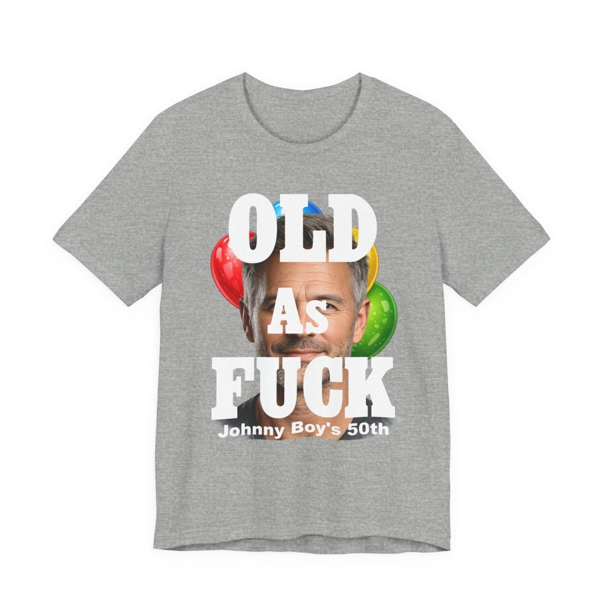 Personalized Birthday As Fuck T=Shirt Red Print – Custom Name & Age Birthday T-Shirt (NSFW Version) | Funny Custom AF Birthday Tee - Anything AF