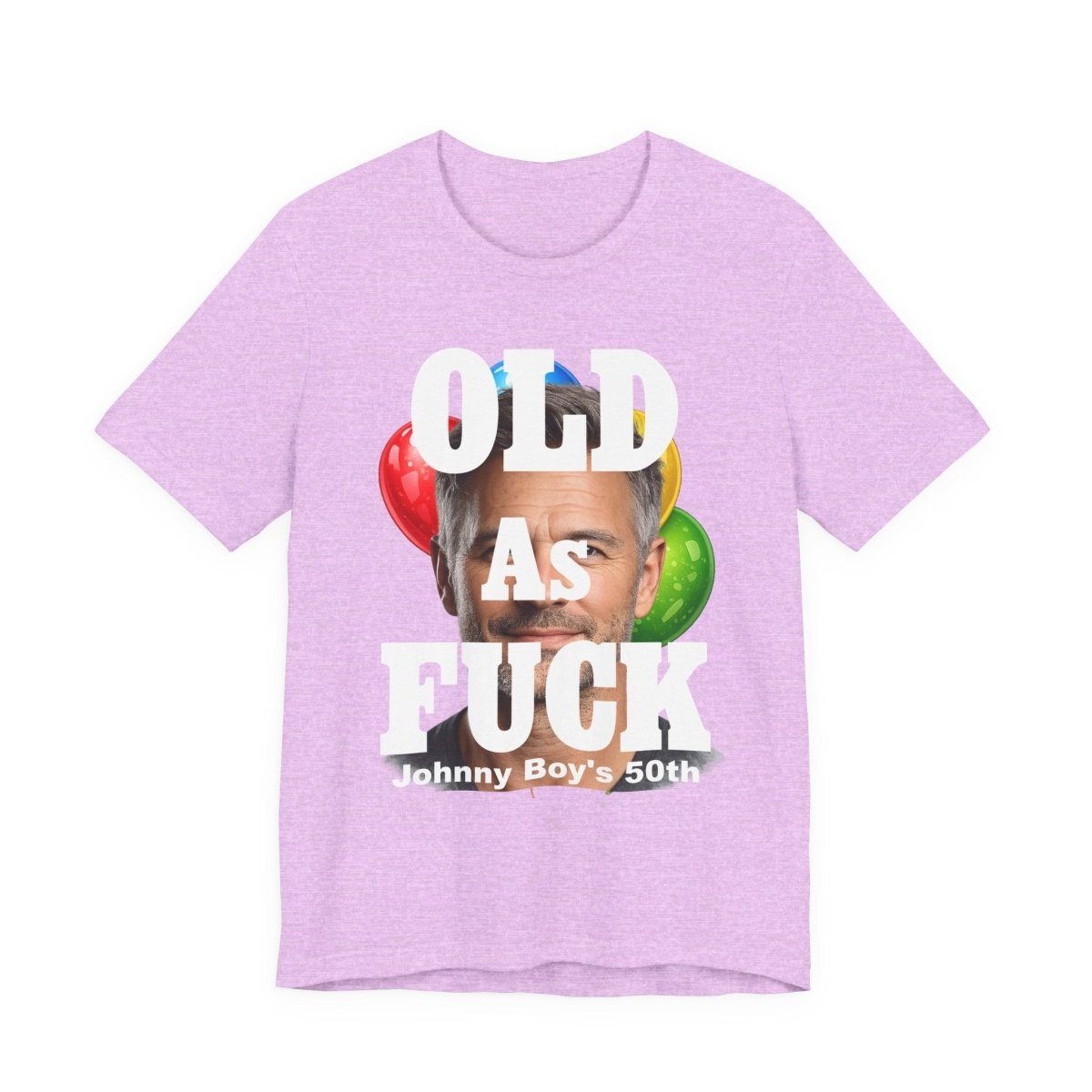 Personalized Birthday As Fuck T=Shirt Red Print – Custom Name & Age Birthday T-Shirt (NSFW Version) | Funny Custom AF Birthday Tee - Anything AF