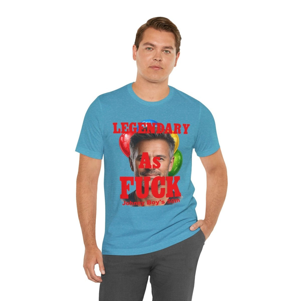 Personalized Birthday As Fuck T=Shirt Red Print – Custom Name & Age Birthday T-Shirt (NSFW Version) | Funny Custom AF Birthday Tee - Anything AF