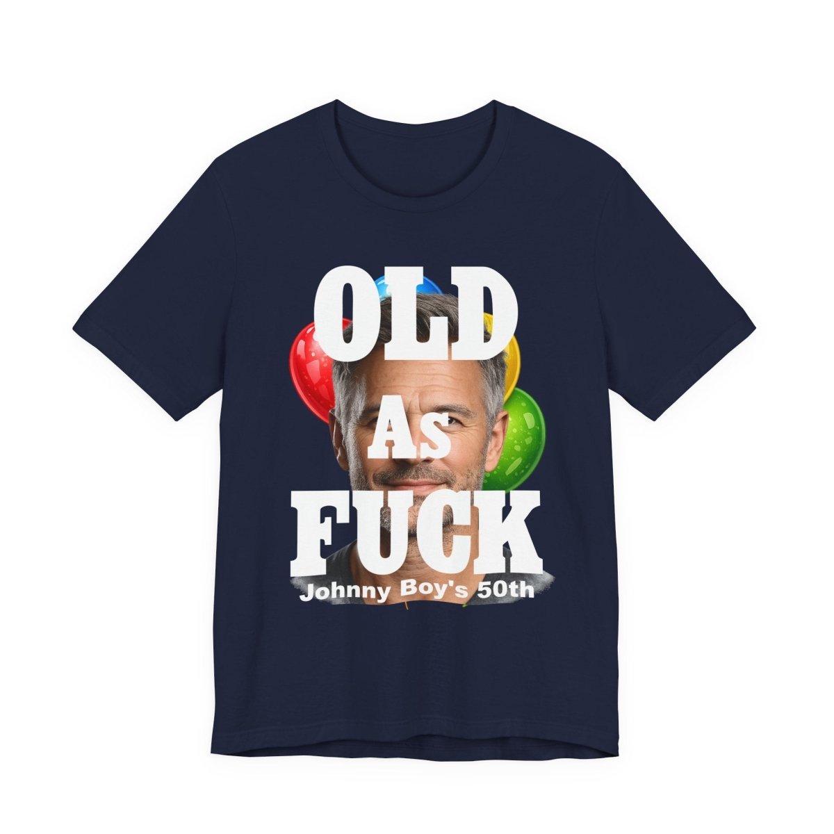 Personalized Birthday As Fuck T=Shirt Red Print – Custom Name & Age Birthday T-Shirt (NSFW Version) | Funny Custom AF Birthday Tee - Anything AF