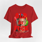Personalized Birthday As Fuck T=Shirt Red Print – Custom Name & Age Birthday T-Shirt (NSFW Version) | Funny Custom AF Birthday Tee - Anything AF