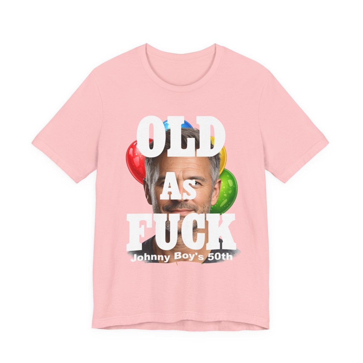 Personalized Birthday As Fuck T=Shirt Red Print – Custom Name & Age Birthday T-Shirt (NSFW Version) | Funny Custom AF Birthday Tee - Anything AF