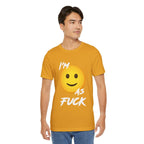 Personalized Happy As Fuck T-Shirt | Custom Emoji Graphic Tee - Anything AF