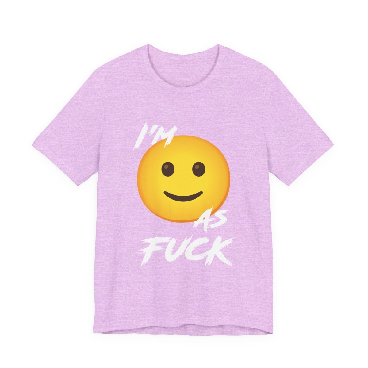 Personalized Happy As Fuck T-Shirt | Custom Emoji Graphic Tee - Anything AF