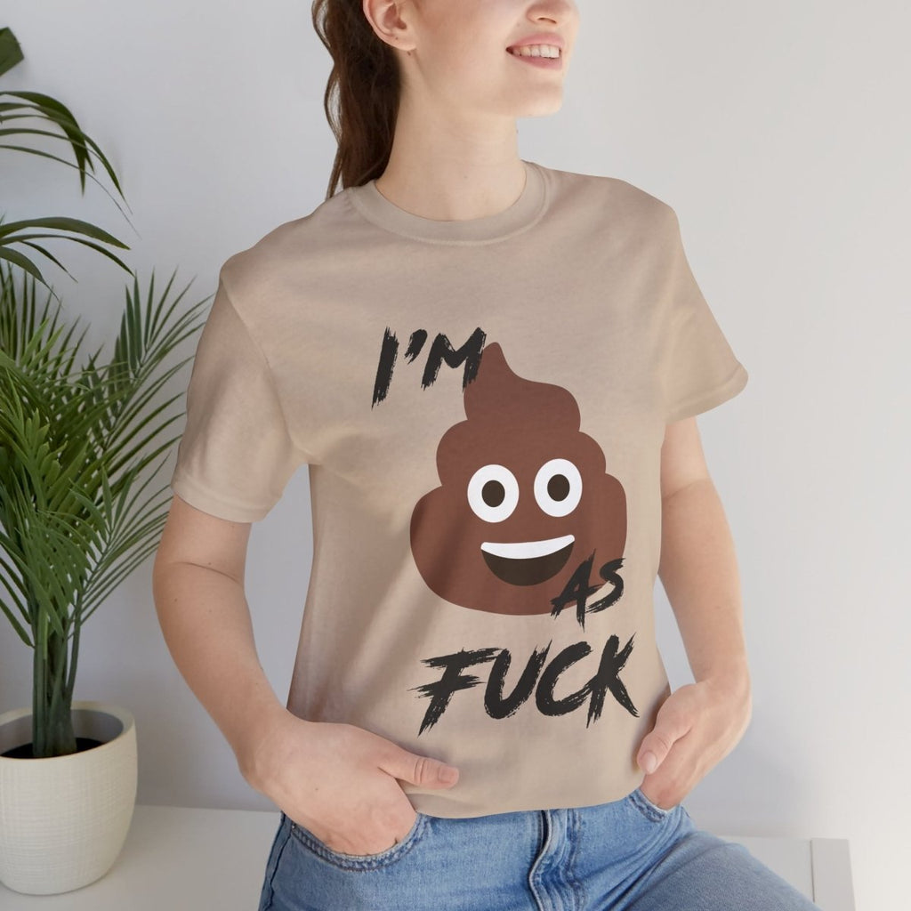 Personalized Happy As Fuck T-Shirt | Custom Emoji Graphic Tee - Anything AF