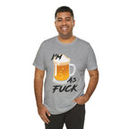 Personalized Happy As Fuck T-Shirt | Custom Emoji Graphic Tee - Anything AF
