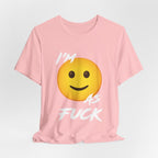 Personalized Happy As Fuck T-Shirt | Custom Emoji Graphic Tee - Anything AF
