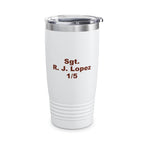 Personalized Marine Corps AF 1775 Tumbler | Custom USMC Name, Rank & Unit | 20 oz Insulated - Anything AF