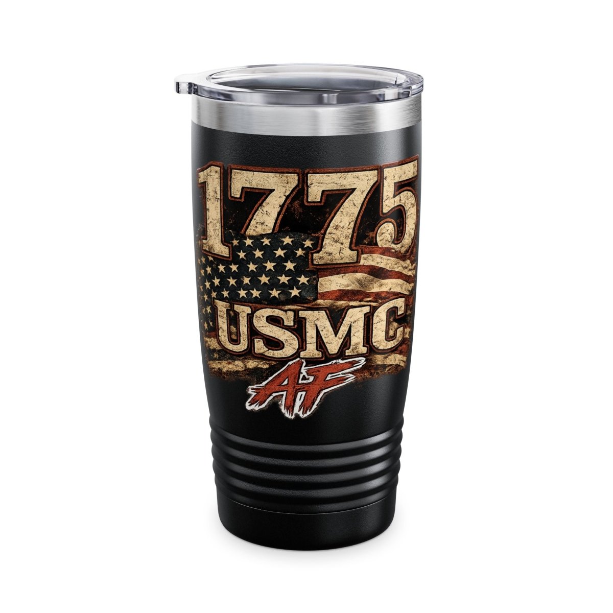 Personalized Marine Corps AF 1775 Tumbler | Custom USMC Name, Rank & Unit | 20 oz Insulated - Anything AF