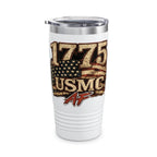 Personalized Marine Corps AF 1775 Tumbler | Custom USMC Name, Rank & Unit | 20 oz Insulated - Anything AF