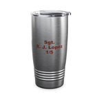 Personalized Marine Corps As Fuck 1775 Tumbler | Custom USMC Name, Rank & Unit | 20 oz Insulated - Anything AF