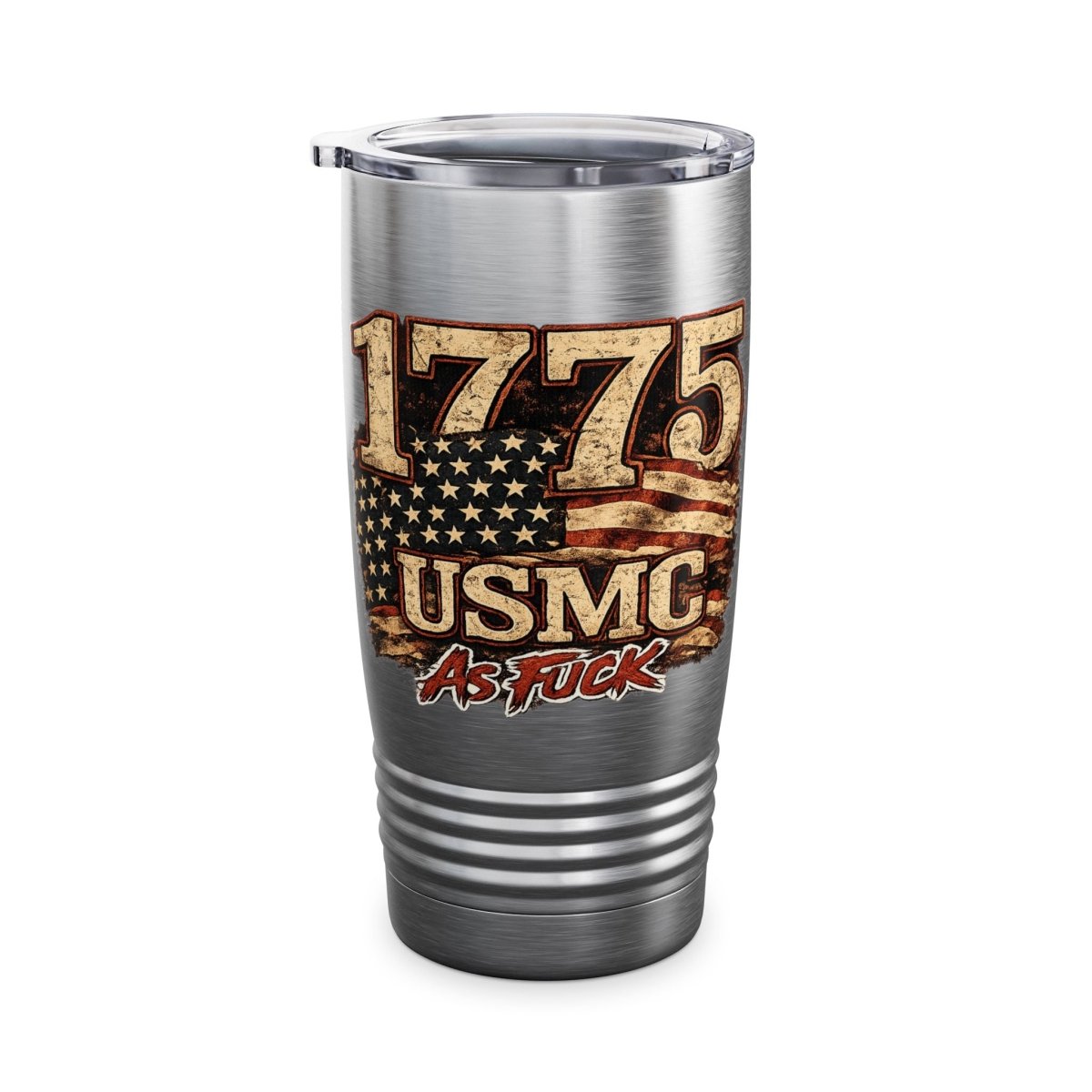 Personalized Marine Corps As Fuck 1775 Tumbler | Custom USMC Name, Rank & Unit | 20 oz Insulated - Anything AF