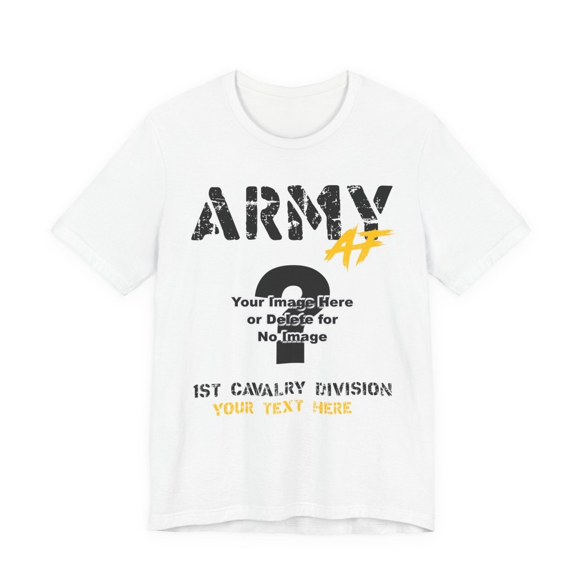 Personalized U.S. Army T-Shirt – Custom Army Veteran Shirt with Photo, MOS, Unit & Text – Personalized Military Gift - Anything AF