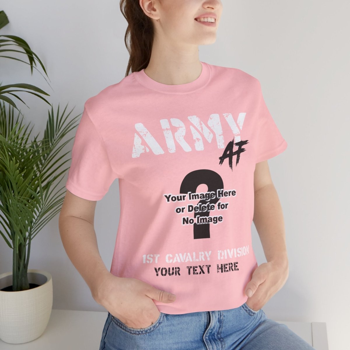 Personalized U.S. Army T-Shirt – Custom Army Veteran Shirt with Photo, MOS, Unit & Text – Personalized Military Gift - Anything AF