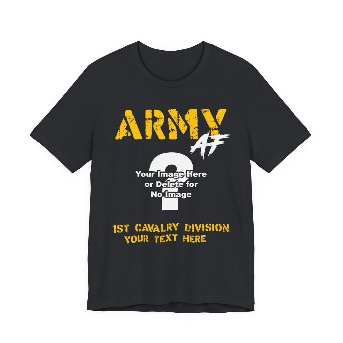Personalized U.S. Army T-Shirt – Custom Army Veteran Shirt with Photo, MOS, Unit & Text – Personalized Military Gift - Anything AF