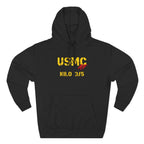 Personalized USMC Marine Corps Hoodie – Custom Photo & Text Marine Veteran Sweatshirt – Fully Customizable Military Hoodie - Anything AF