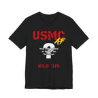 Personalized USMC Marine Corps T-Shirt – Custom Photo, Name, Unit, MOS & Text – Create Your Own Marine Veteran Shirt - Anything AF