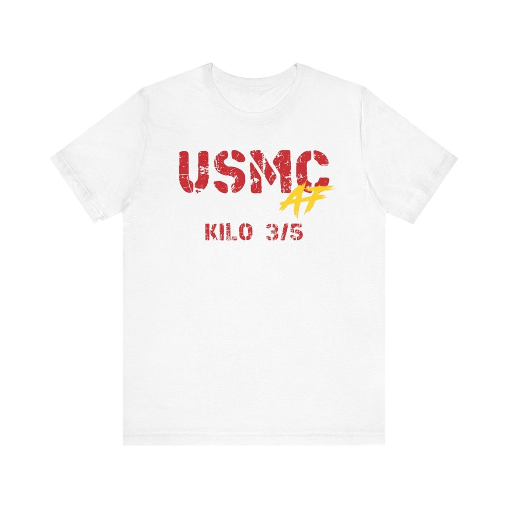 Personalized USMC Marine Corps T-Shirt – Custom Photo, Name, Unit, MOS & Text – Create Your Own Marine Veteran Shirt - Anything AF