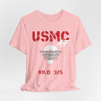 Personalized USMC Marine Corps T-Shirt – Custom Photo, Name, Unit, MOS & Text – Create Your Own Marine Veteran Shirt - Anything AF