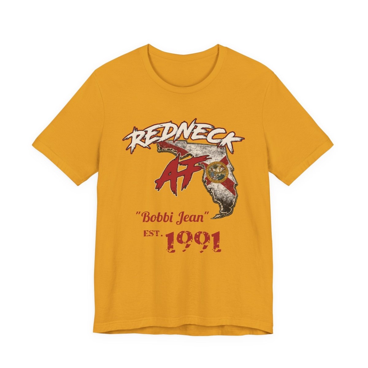 Redneck AF Florida T-Shirt | Personalized Florida Pride Graphic Tee - Anything AF