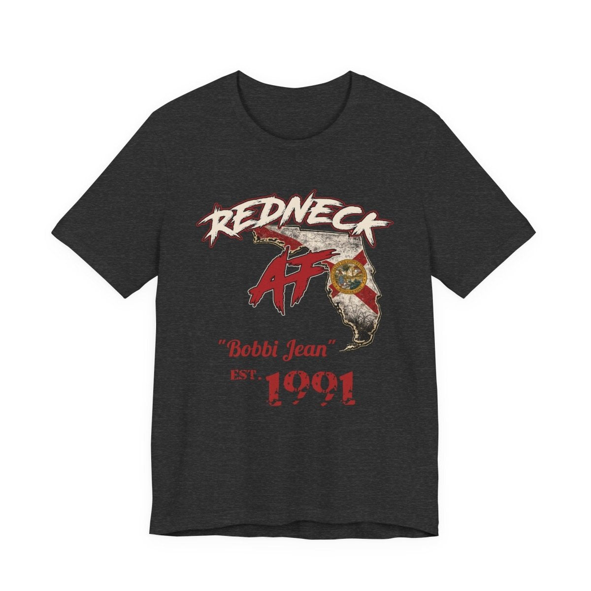 Redneck AF Florida T-Shirt | Personalized Florida Pride Graphic Tee - Anything AF