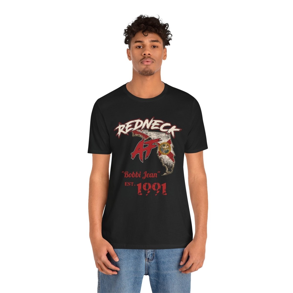 Redneck AF Florida T-Shirt | Personalized Florida Pride Graphic Tee - Anything AF