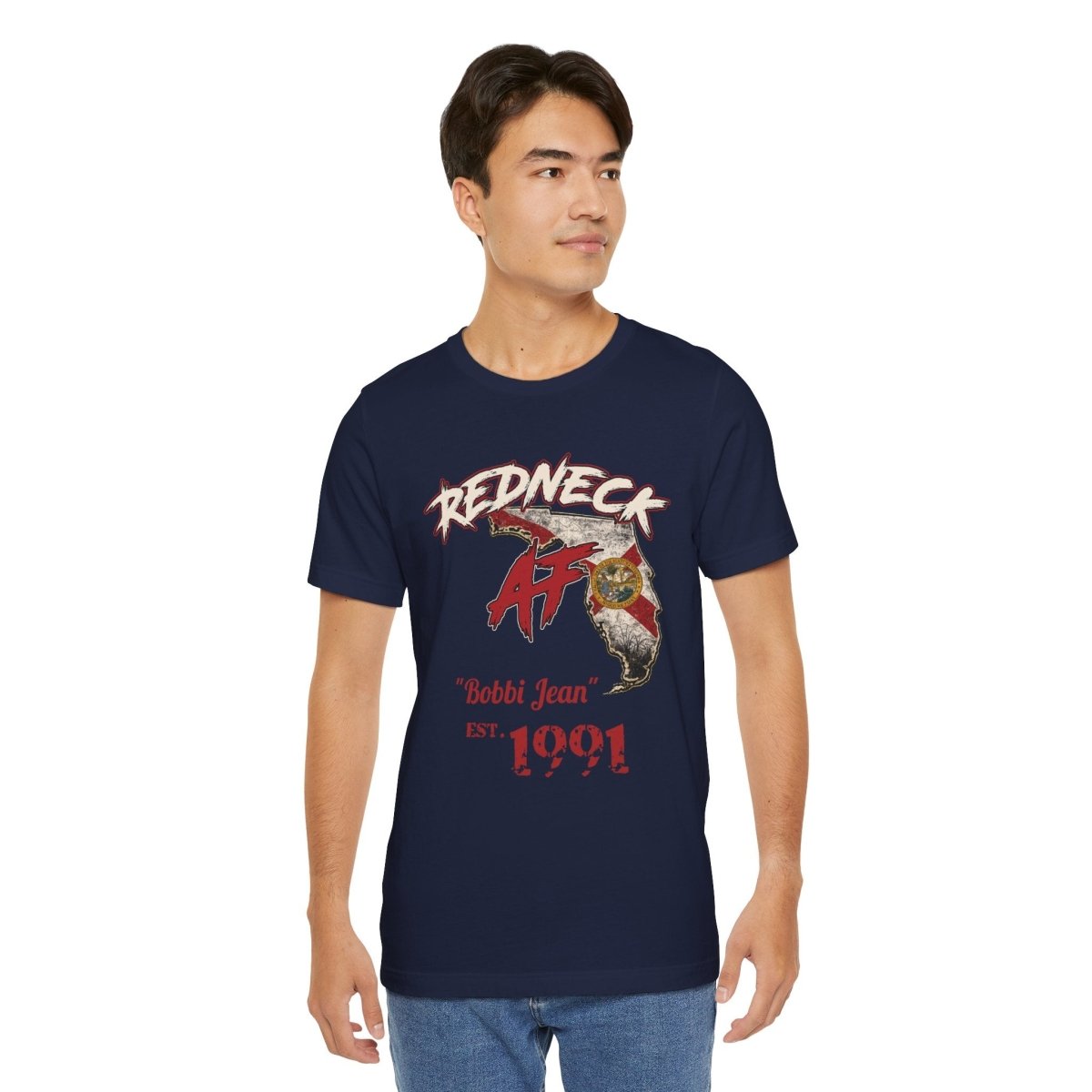 Redneck AF Florida T-Shirt | Personalized Florida Pride Graphic Tee - Anything AF