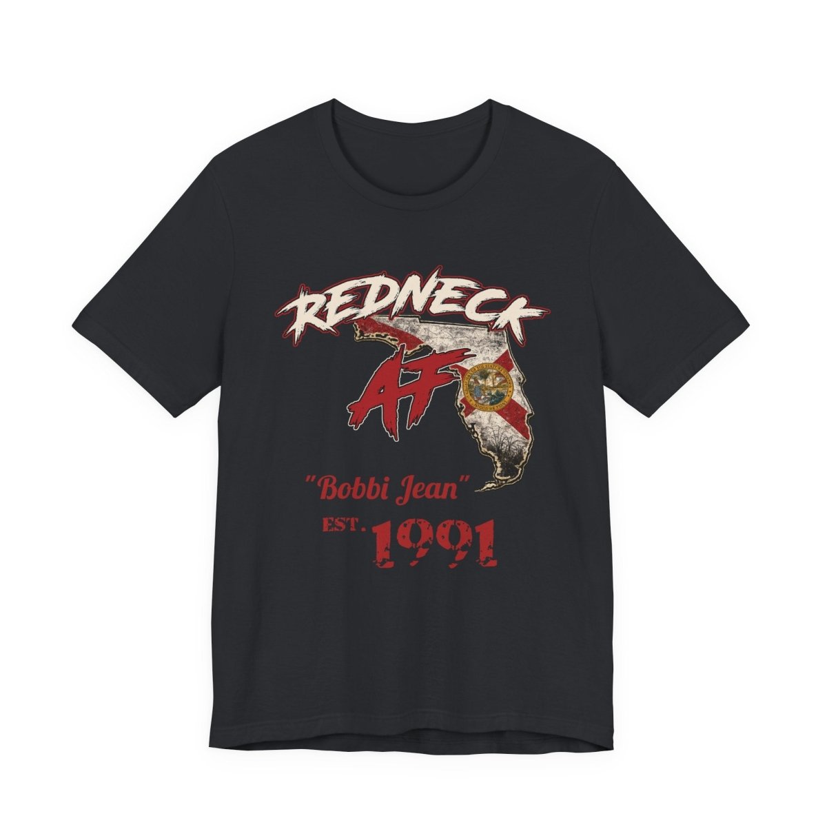 Redneck AF Florida T-Shirt | Personalized Florida Pride Graphic Tee - Anything AF