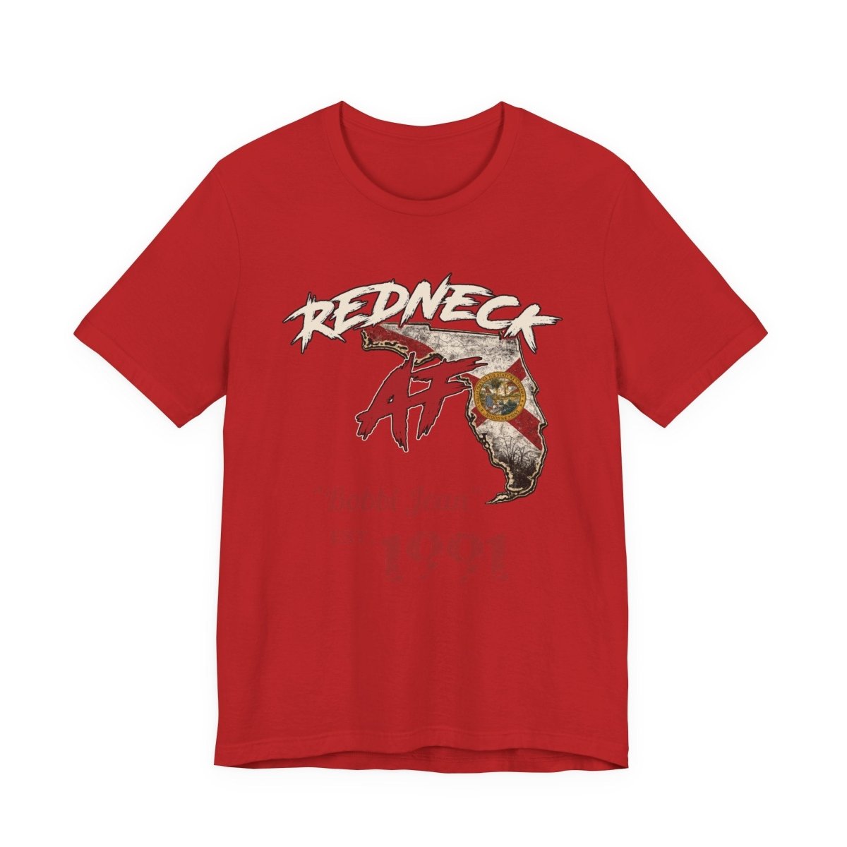 Redneck AF Florida T-Shirt | Personalized Florida Pride Graphic Tee - Anything AF