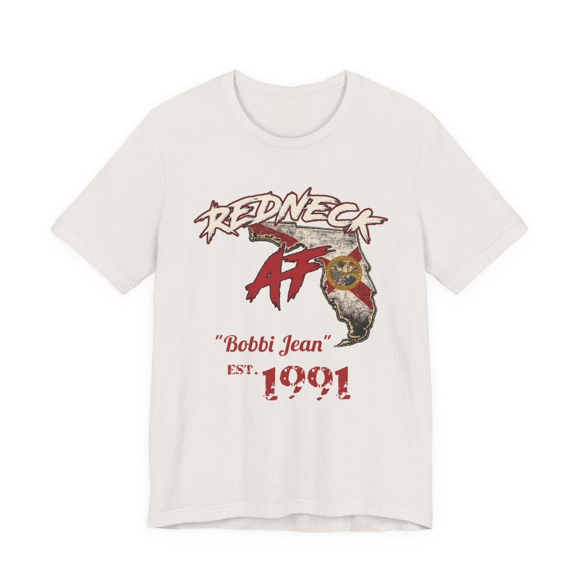 Redneck AF Florida T-Shirt | Personalized Florida Pride Graphic Tee - Anything AF