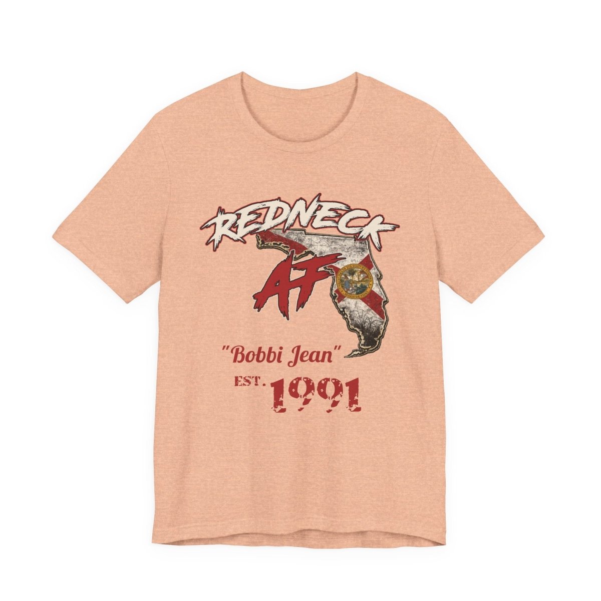 Redneck AF Florida T-Shirt | Personalized Florida Pride Graphic Tee - Anything AF