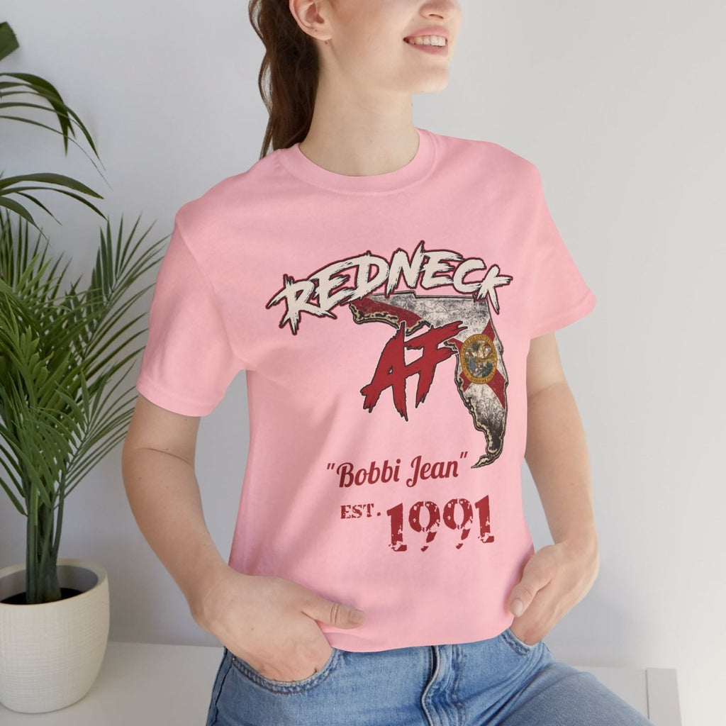 Redneck AF Florida T-Shirt | Personalized Florida Pride Graphic Tee - Anything AF