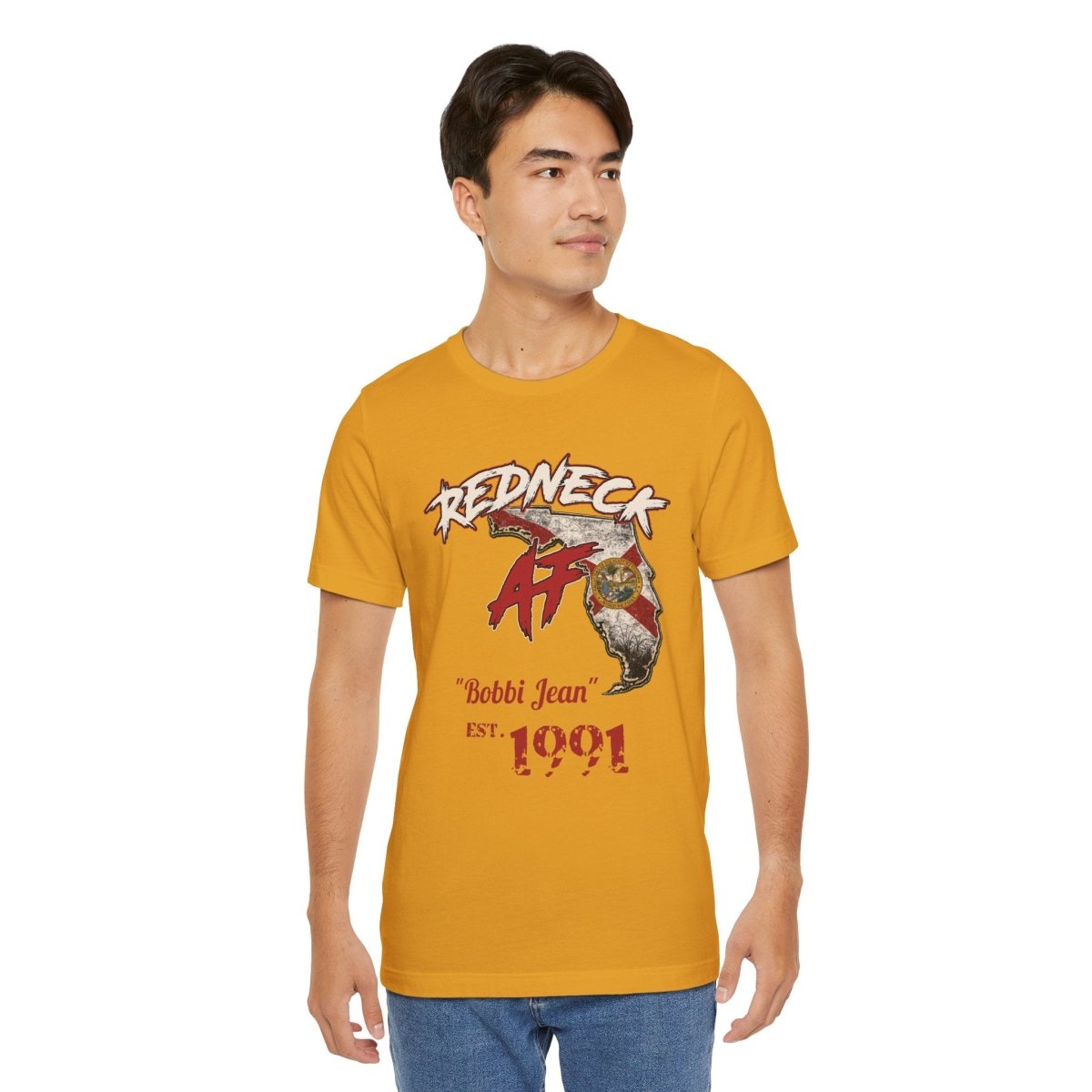 Redneck AF Florida T-Shirt | Personalized Florida Pride Graphic Tee - Anything AF
