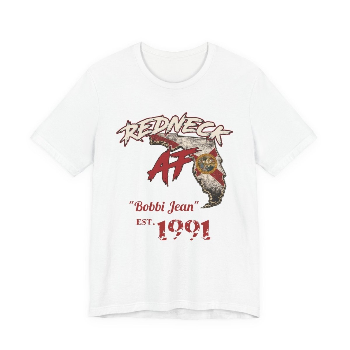 Redneck AF Florida T-Shirt | Personalized Florida Pride Graphic Tee - Anything AF